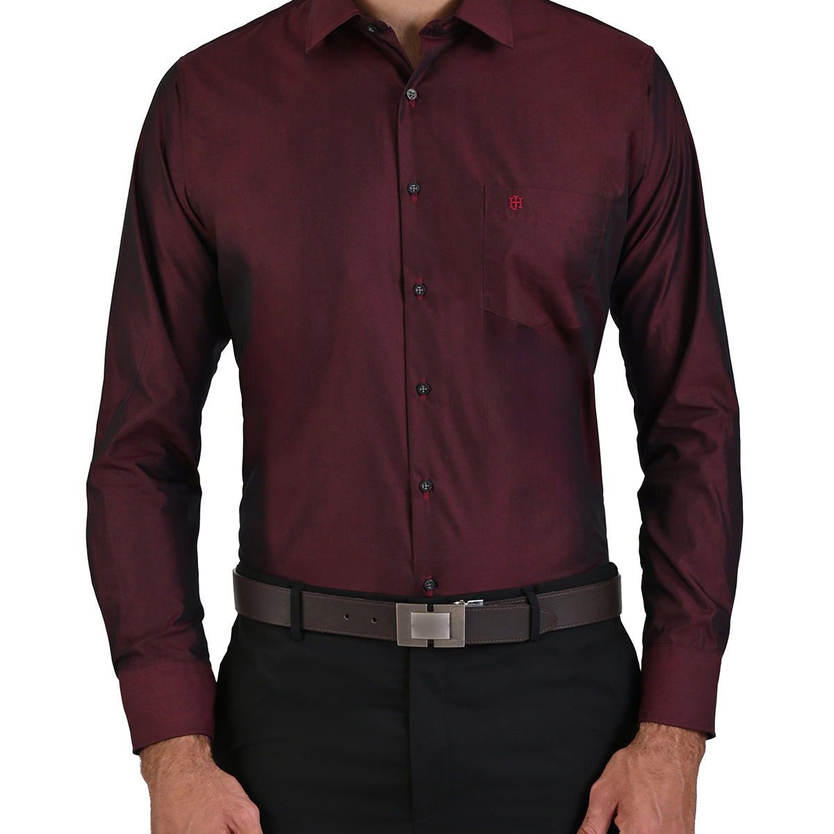 Camisa de Vestir John Henry Slim Fit Tornasol