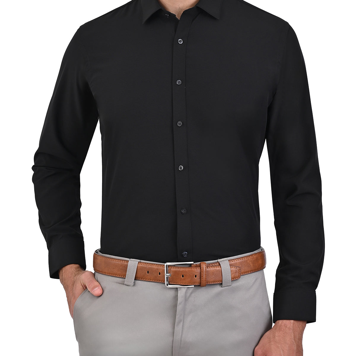 Camisa de Vestir Performance Slim Fit John Henry