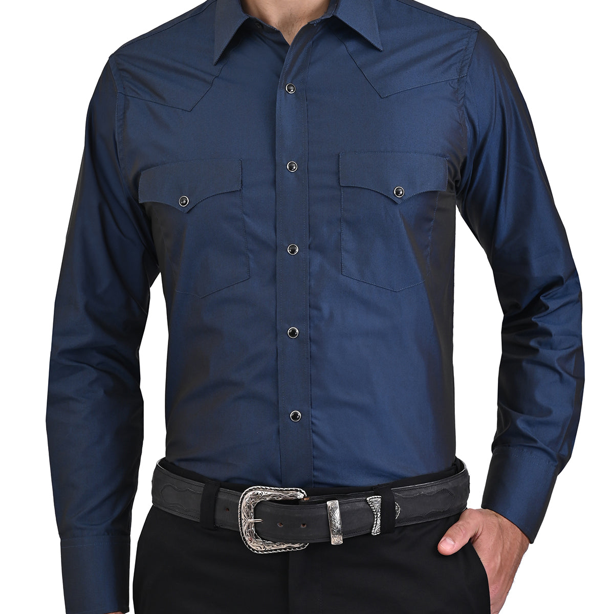 Camisa Vaquera Hombre Azul Rey Camisa Vaquera Camisa Azul Rey