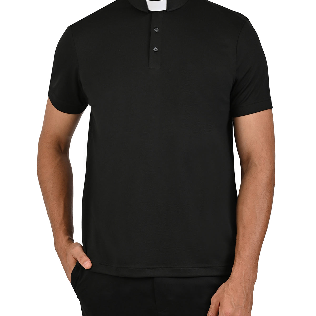 Playera Polo Clerical en Corte Americano Mariscal