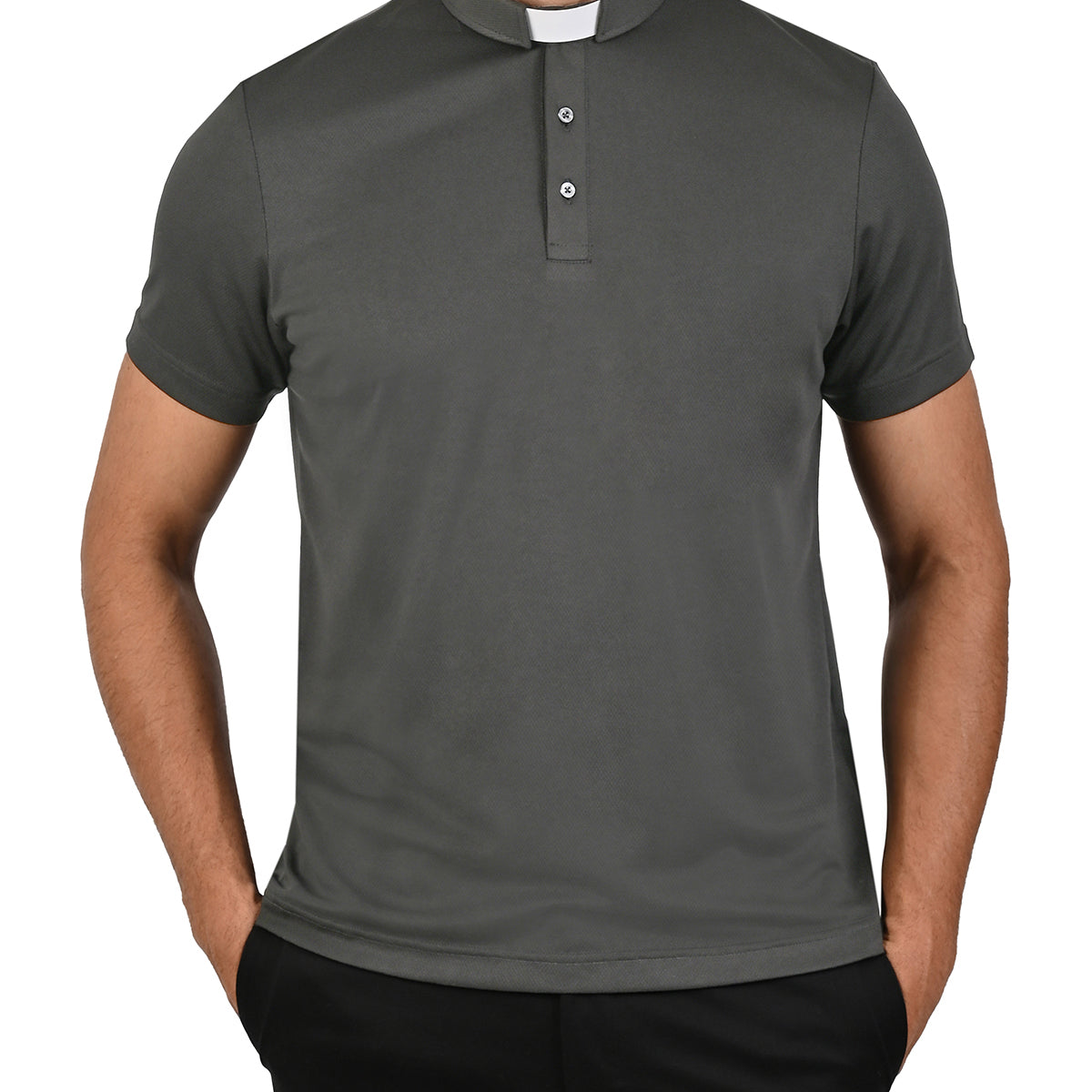 Playera Polo Clerical en Corte Americano Mariscal
