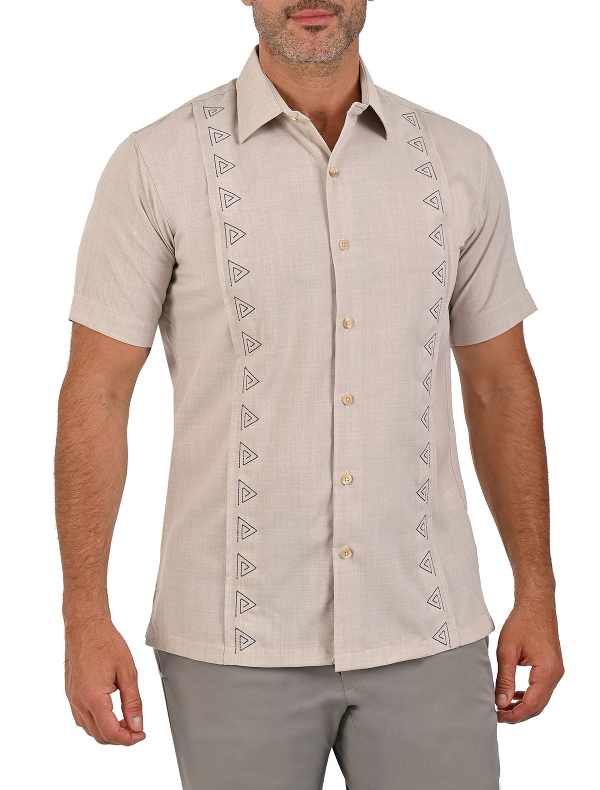 Pantalon Kaki Combinación De Guayaberas Con Pantalones Guayabera