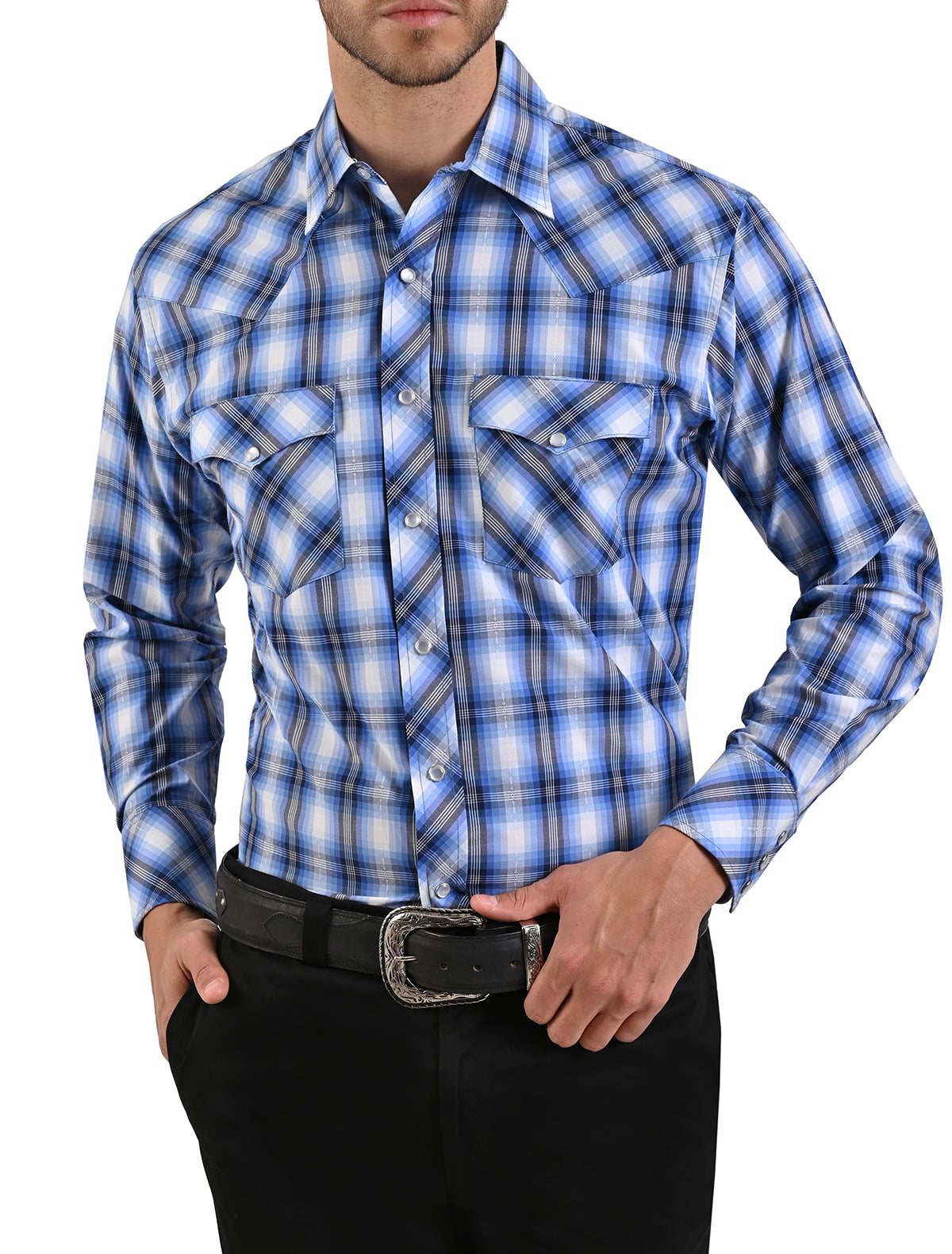 Camisa vaquera cuadros hombre on sale