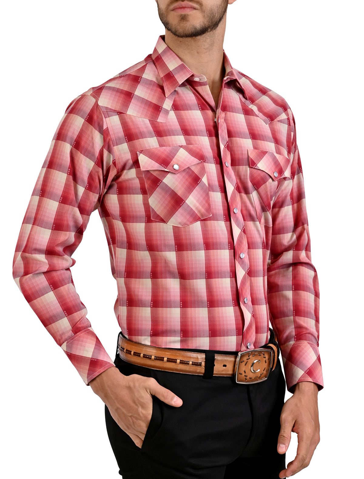 Camisa Blanca Outfit Camisa A Cuadros Roja Hombre Camisa Vaquera