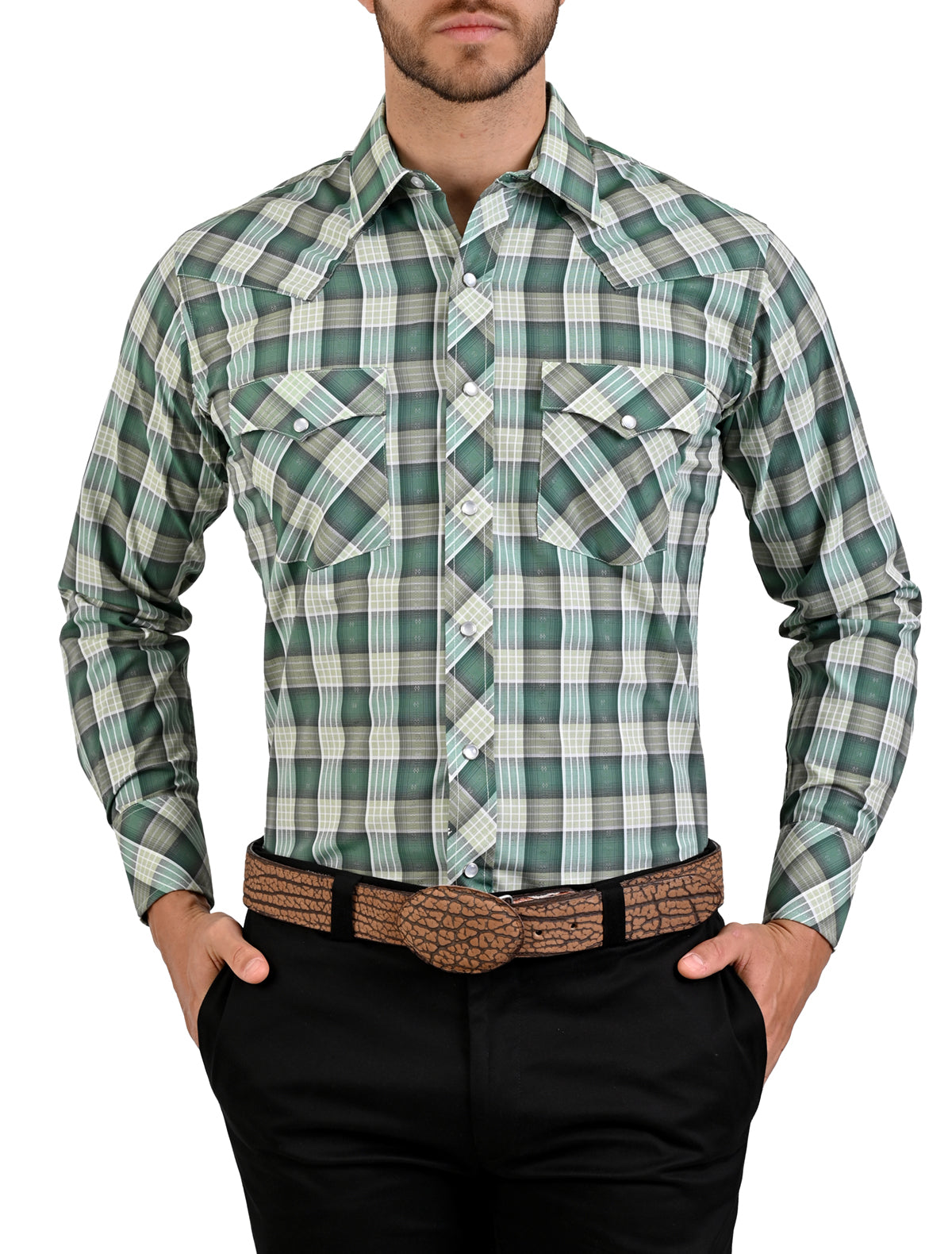 Camisa De Mezclilla Hombre Camisa Vaquera Wrangler Hombre Manga