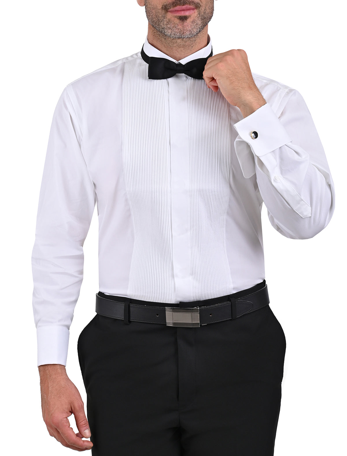 Camisa de etiqueta con cuello de paloma Euroflex en Corte