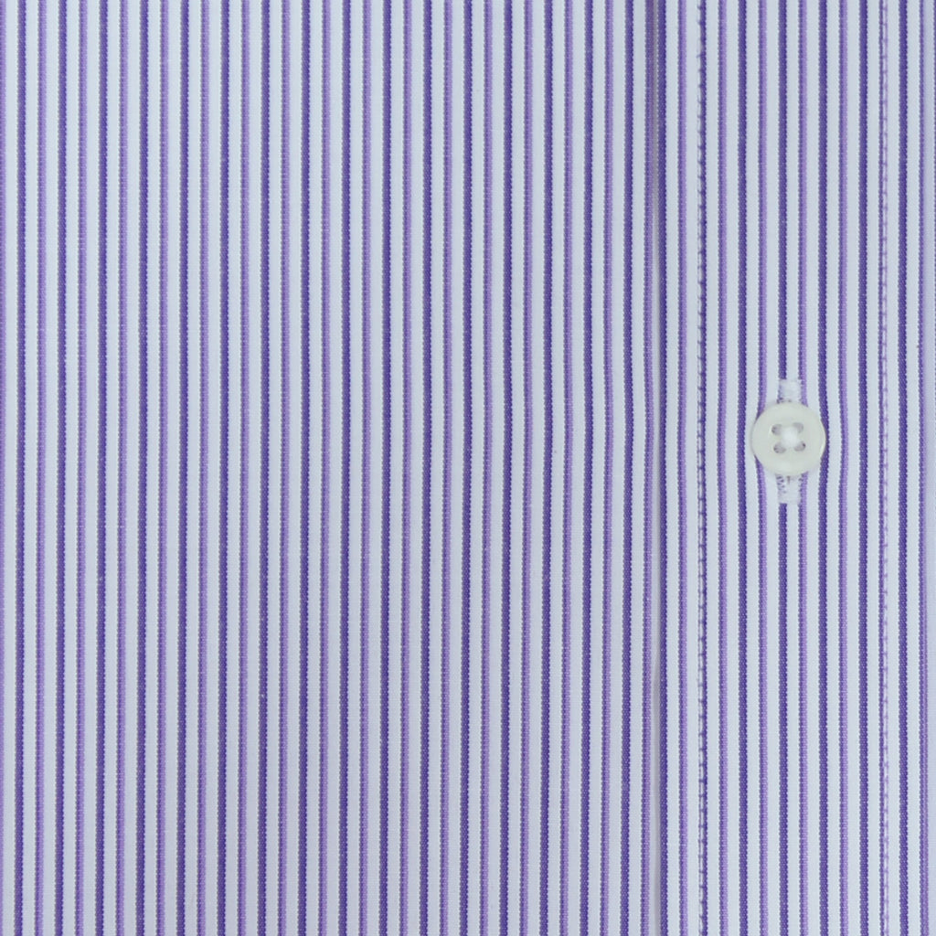 Camisa De Vestir Excellence Azul (Detalles En Líneas)